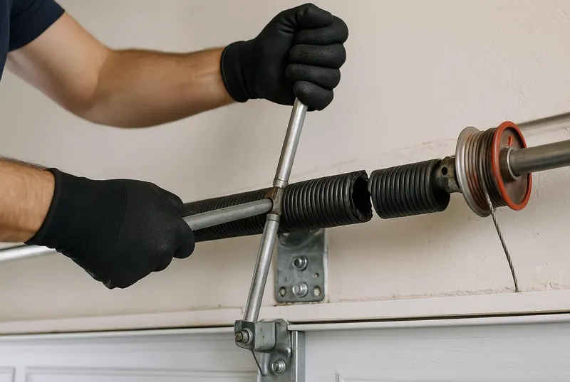 Off Track Door Repair in Orange Springs